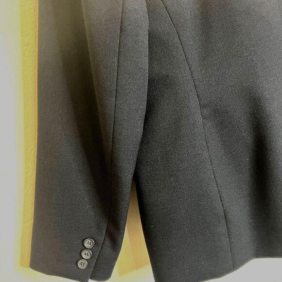 Pendleton Petite Women's Black Blazer Jacket Size 18 Virgin Wool Professional - Picture 8 of 16
